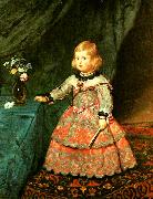 Diego Velazquez infanta margarita vid tre ars alder Sweden oil painting reproduction
